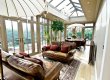 Internal view of the cream Orangery 